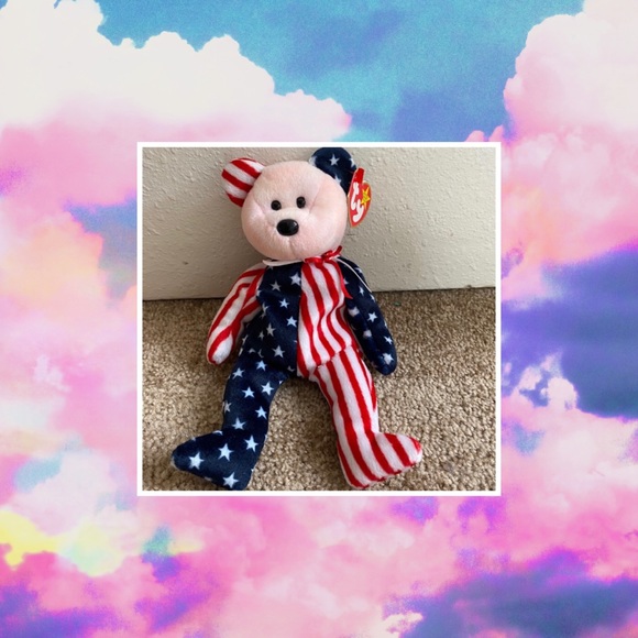 ‼️LAST ONE‼️TY Spangle the Bear’BEANIE W TAG ERROR